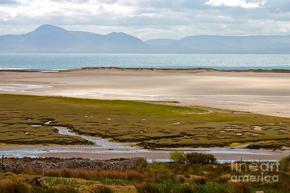 Clew Bay Poster featuring the photograph Coast and Mountains by Carole Lloyd