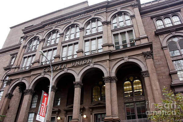 Cooper Union Poster featuring the photograph Cooper Union by David Bearden