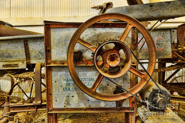 Corn Husker Machine Poster featuring the photograph Corn Husker Machine by Paul Ward