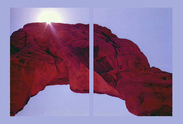 Arch Poster featuring the photograph Delicate Arch Diptych by Steve Ohlsen