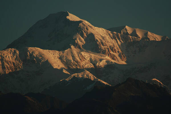 Landscape Poster featuring the photograph Denali Sunrise by Benjamin Dahl