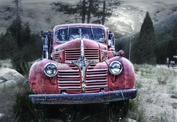 Derelict Dodge Poster featuring the photograph Derelict Dodge by Michael Cleere