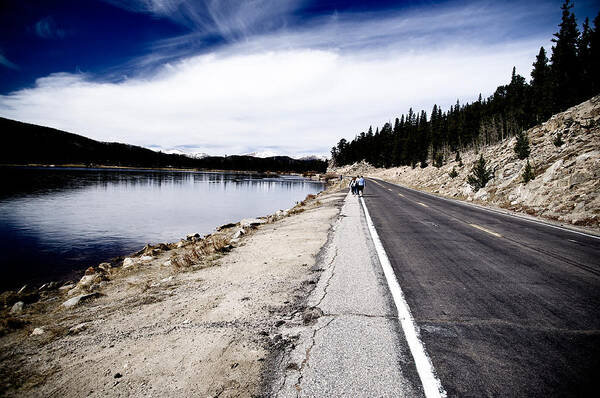 Echo Lake Poster featuring the photograph Echo Lake Road by Sam Neumann