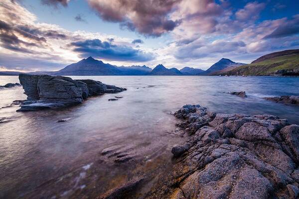 Digital Poster featuring the photograph Elgol Sunset by Maciej Markiewicz