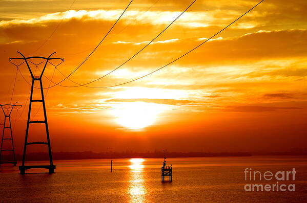 Sunrise Poster featuring the photograph Global Warming by Don Youngclaus