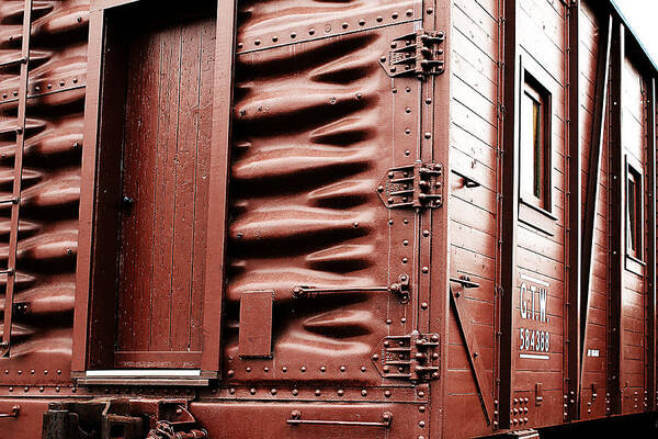 Train Poster featuring the photograph Grand Trunk Western Track Foreman's Bunk Car by Scott Hovind