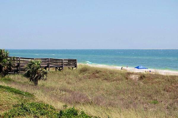 Beach Poster featuring the photograph Gulf Coast Florida Beach by Judy Hall-Folde