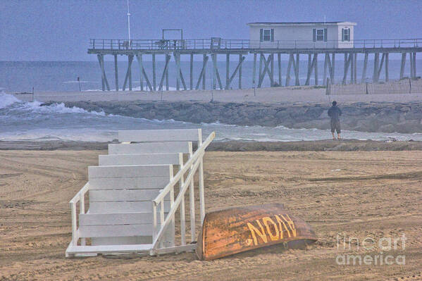 Hdr Poster featuring the photograph HDR Beach Beaches Ocean Oceanview Seascape Sea Shore Photos Pictures Photography Photograph Sea New by Al Nolan