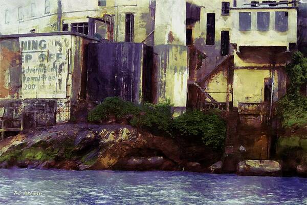 Alcatraz Poster featuring the painting Hell's Own Rock by RC DeWinter