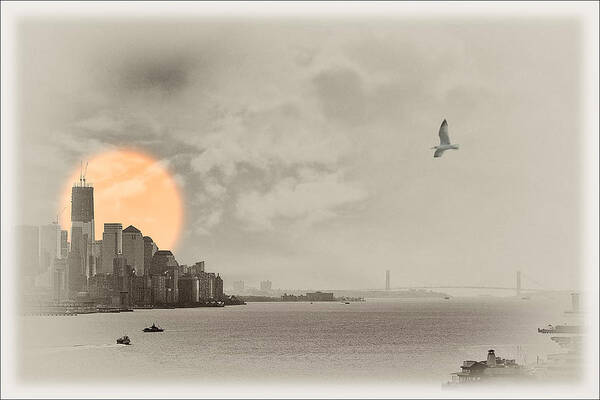 Cityscape Poster featuring the photograph Hudson Bay by Tom York Images