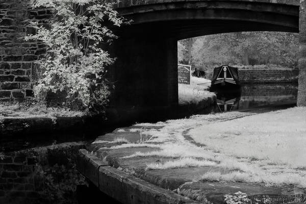  Bridge Poster featuring the photograph Infrared at Llangollen Canal by B Cash