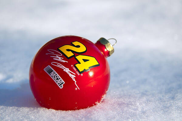 Ornament Poster featuring the photograph Jeff Gordon Ornament by Glenn Gordon