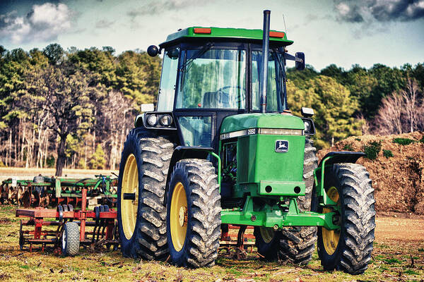 Tractor Poster featuring the photograph John Deere Green by Kelly Reber