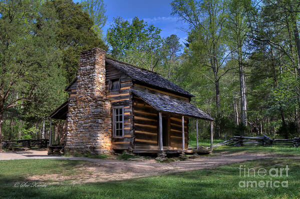 John Oliver Cabin Poster featuring the photograph John Oliver Cabin by Sue Karski