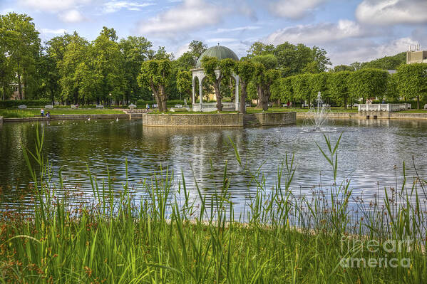 Park Poster featuring the photograph Kadriorg Park by Clare Bambers