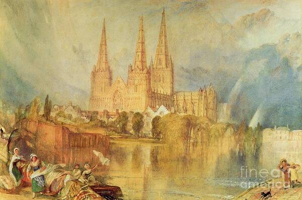 Lichfield Poster featuring the painting Lichfield by Joseph Mallord William Turner