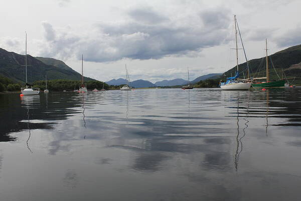 Loch Leven Taken From Glencoe Poster featuring the photograph Loch Leven - Glencoe by David Grant