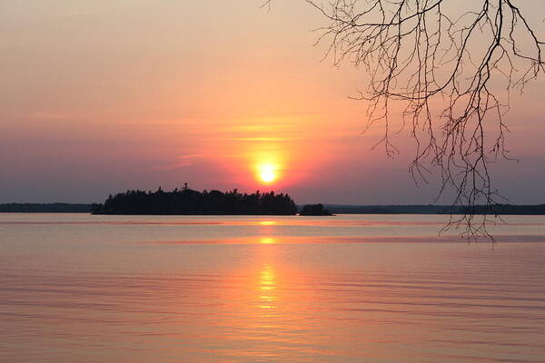 Sunset Poster featuring the photograph Mississippi Sunset by Pat Purdy