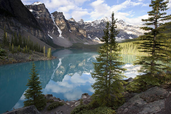 Mp Poster featuring the photograph Moraine Lake In The Valley Of The Ten by Matthias Breiter
