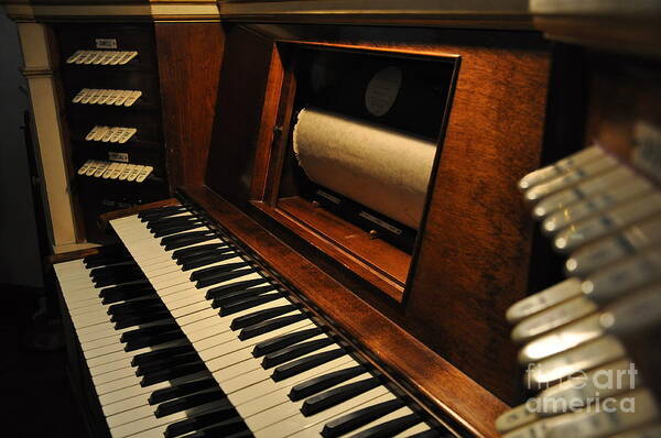 Organ Poster featuring the photograph Old Organ 2 by Tatyana Searcy