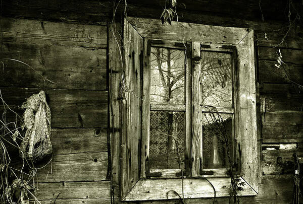 Aged Poster featuring the photograph Old window by Emanuel Tanjala