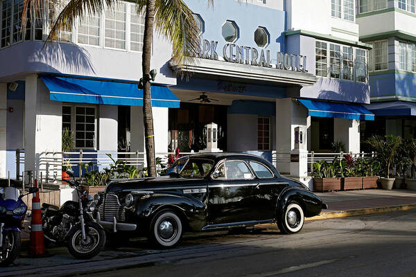 Art Deco District Miami Beach Poster featuring the photograph Park Central Hotel. Miami. FL. USA by Juan Carlos Ferro Duque