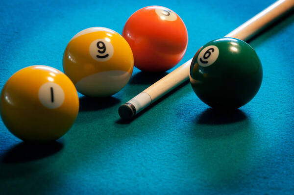 Billiards Poster featuring the photograph Pocket Billiards by Frank Mari