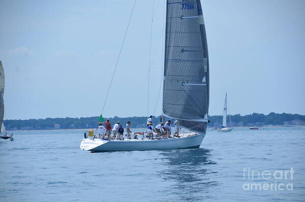 Mackinac Race Poster featuring the photograph Pororoca by Randy J Heath