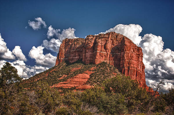 Lanscape Poster featuring the photograph Red Rock Country Sedona AZ by James Bethanis