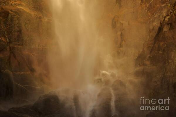 Yosemite National Park Poster featuring the photograph Rocks In The Mist by Adam Jewell