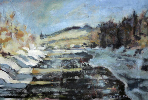 Winter Landscape Poster featuring the painting Royal Deeside by Tom Smith