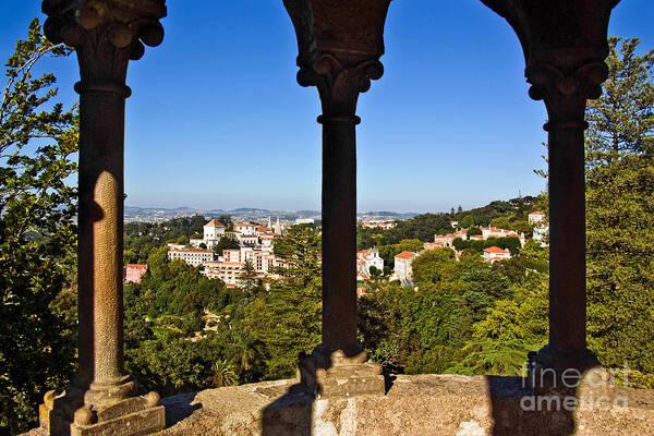 Ancient Poster featuring the photograph Sintra Balcony by Carlos Caetano