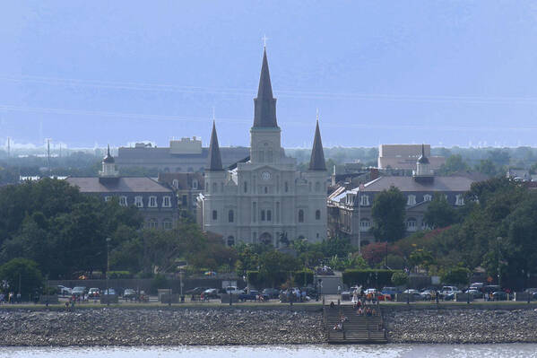 Cathedral Poster featuring the photograph St. Louis Cathedral 2 by Diane Ferguson