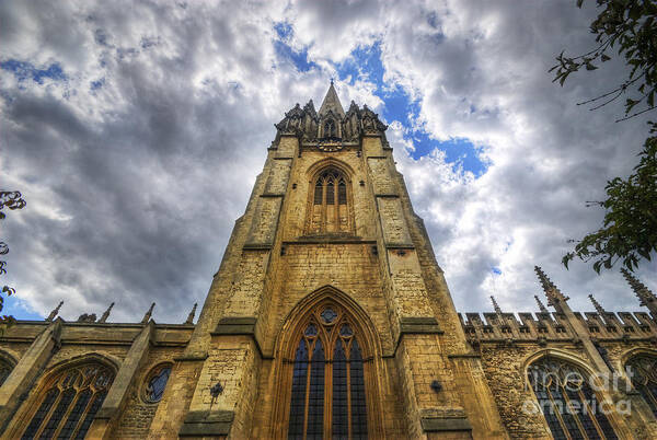Oxford Poster featuring the photograph St Mary The Virgin - Oxford by Yhun Suarez