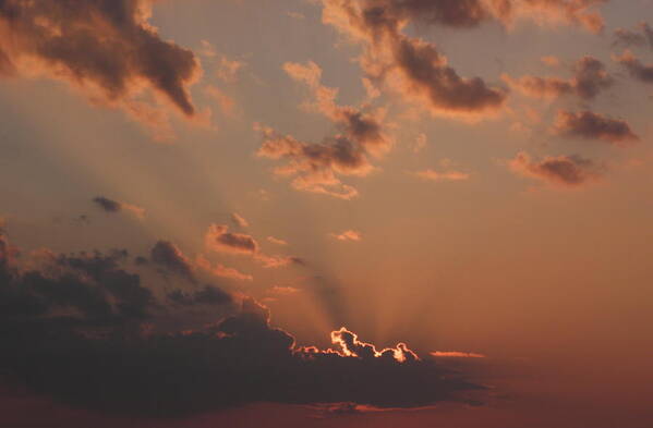 Sunrise Poster featuring the photograph Sunrise In The Clouds by Kim Galluzzo Wozniak