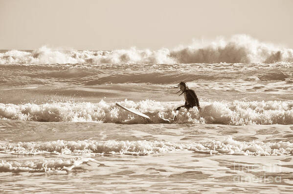 Surf Poster featuring the photograph Surfing in the Boiling Water by Yurix Sardinelly