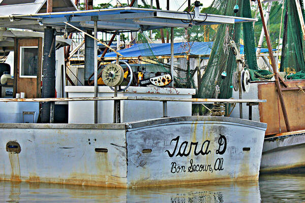 Boat Poster featuring the photograph Tara D by Lynn Jordan