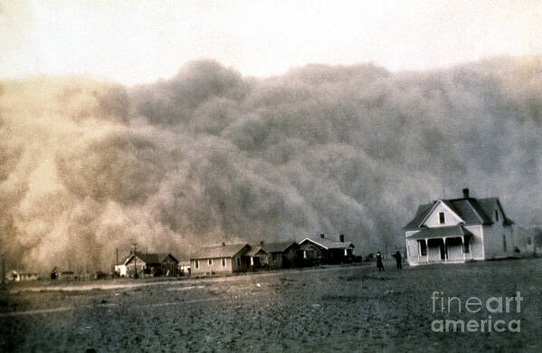 Science Poster featuring the photograph Texas Dust Storm, 1935 by Science Source