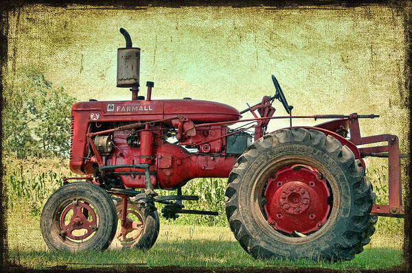 Antique Tractor Poster featuring the photograph Thank a Farmer by Bonnie Barry
