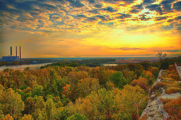 Klondike Park Poster featuring the photograph The View From Klondike Overlook by Bill and Linda Tiepelman