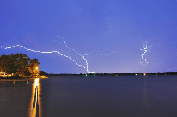 Thunderstorm Poster featuring the photograph Thunderstorm by Donnie Smith