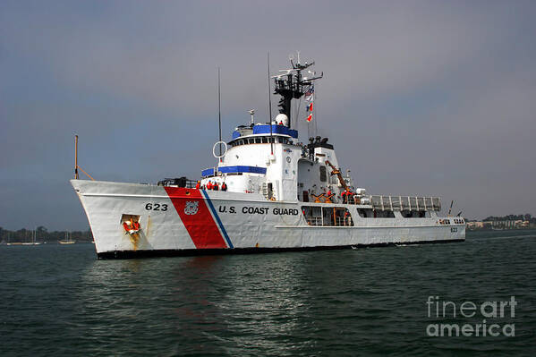 Adults Only Poster featuring the photograph U.s. Coast Guard Cutter Steadfast by Michael Wood