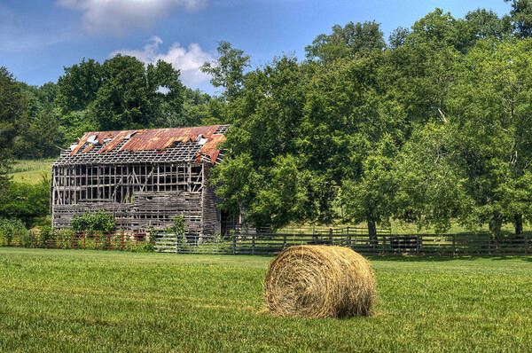 Barn Poster featuring the photograph Ventilated Barn 3 by Douglas Barnett