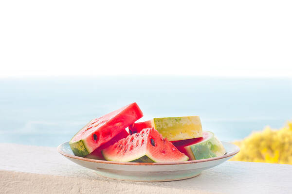 Appetiser Poster featuring the photograph Water melon by Tom Gowanlock