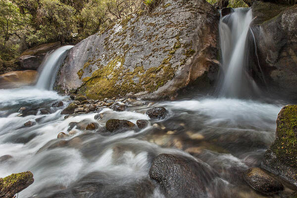 00498193 Poster featuring the photograph Waterfall On The Yanganuco River by Colin Monteath