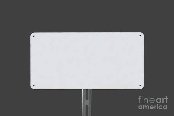 White Poster featuring the photograph White Sign Grey by Henrik Lehnerer