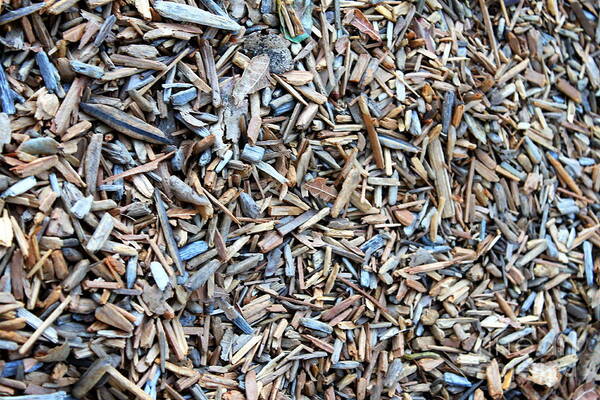 Background Poster featuring the photograph Wood Chips by Henrik Lehnerer