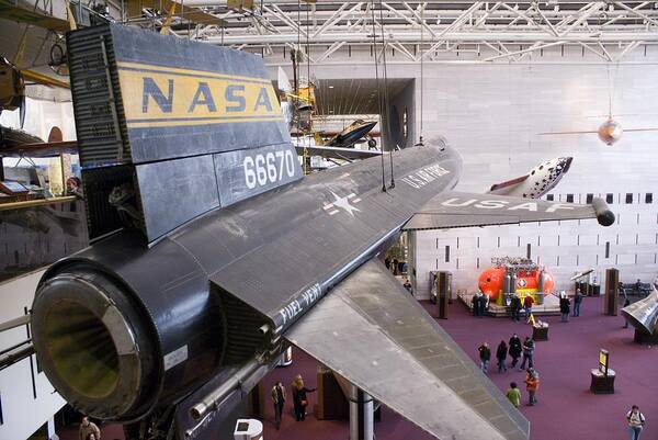 Aeroplane Poster featuring the photograph X-15 Rocket Plane by Mark Williamson