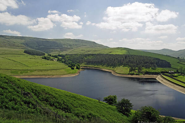 Britain Poster featuring the photograph Kinder Reservoir from White Brow by Rod Johnson