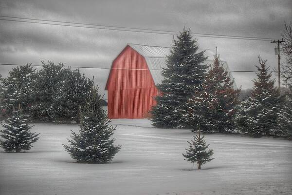 Michigan Poster featuring the photograph 0172 - Vernor Road Red I by Sheryl L Sutter